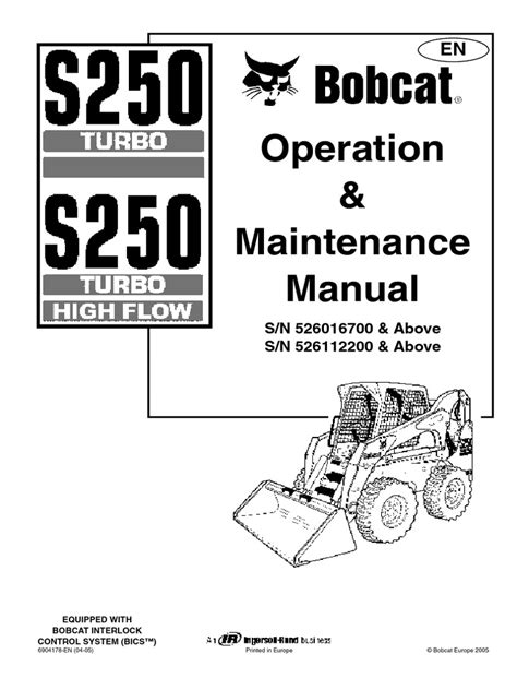 bobcat s250 hp|bobcat s250 manual pdf.